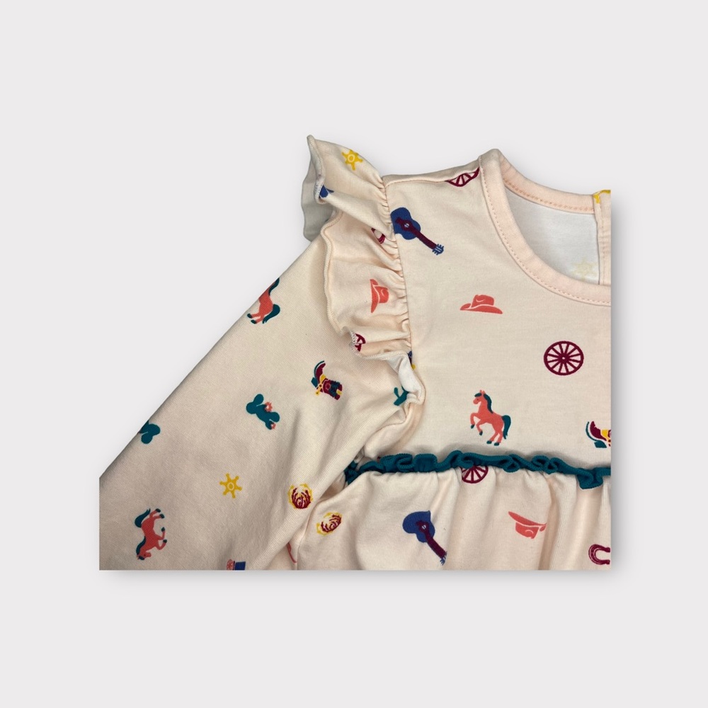 Matilda Jane Western Pattern Long Sleeve Top - Picture 3 of 5